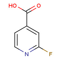 402-65-3 2-Fluoroisonicotinic acid chemical structure