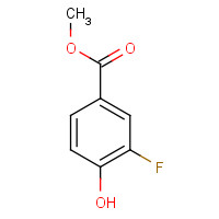 403-01-0 3-FLUORO-4-HYDROXY-BENZOIC ACID METHYL ESTER chemical structure