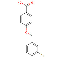 405-85-6 4-[(3-FLUOROBENZYL)OXY]BENZENECARBOXYLIC ACID chemical structure