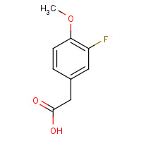452-14-2 3-FLUORO-4-METHOXYPHENYLACETIC ACID chemical structure