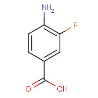 455-87-8 4-AMINO-3-FLUOROBENZOIC ACID chemical structure