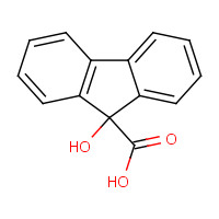 467-69-6 9-Hydroxy-9-fluorenecarboxylic acid chemical structure