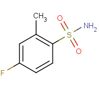 489-17-8 4-FLUORO-2-METHYL-BENZENESULFONAMIDE chemical structure