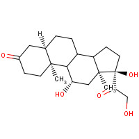 516-41-6 11-BETA,17-ALPHA,21-TRIHYDROXY-5-ALPHA-PREGNANE-3,20-DIONE chemical structure