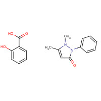 520-07-0 ANTIPYRINE SALICYLATE chemical structure