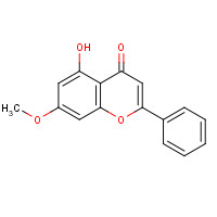 520-28-5 5-HYDROXY-7-METHOXYFLAVONE chemical structure