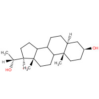 520-86-5 5-ALPHA-PREGNAN-3-BETA,17,20-ALPHA-TRIOL chemical structure