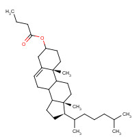 521-13-1 3beta-Hydroxy-5-cholestene 3-butyrate chemical structure