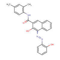 523-67-1 2-[2-HYDROXY-3-(2,4-XYLYLCARBAMOYL)-1-NAPHTHYLAZO]PHENOL chemical structure