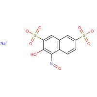 525-05-3 1-NITROSO-2-NAPHTHOL-3,6-DISULFONIC ACID DISODIUM SALT chemical structure