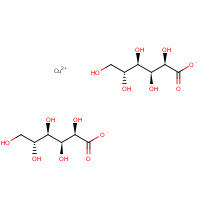 527-09-3 D-Gluconic acid copper(II) salt chemical structure
