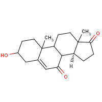 566-19-8 7-Keto-dehydroepiandrosterone chemical structure