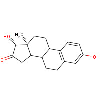 566-75-6 1,3,5(10)-ESTRATRIEN-3,17-BETA-DIOL-16-ONE chemical structure