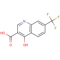 574-92-5 4-HYDROXY-7-TRIFLUOROMETHYL-3-QUINOLINECARBOXYLIC ACID chemical structure