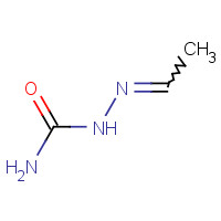 591-86-6 ACETALDEHYDE SEMICARBAZONE chemical structure