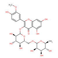 604-80-8 ISORHAMNETIN-3-RUTINOSIDE chemical structure