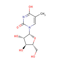 605-23-2 THYMINE-BETA-D-ARABINOFURANOSIDE chemical structure