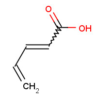 626-99-3 TRANS-2,4-PENTADIENOIC ACID chemical structure