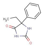 631-07-2 (+/-)-5-ETHYL-5-PHENYLHYDANTOIN chemical structure