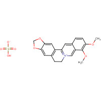 633-66-9 BERBERINE ACID SULFATE chemical structure