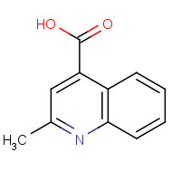 634-38-8 2-METHYL-QUINOLINE-4-CARBOXYLIC ACID chemical structure