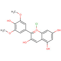 643-84-5 MALVIDIN CHLORIDE chemical structure