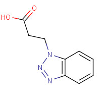654-15-9 3-BENZOTRIAZOL-1-YL-PROPIONIC ACID chemical structure