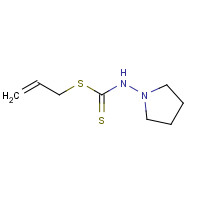 701-13-3 PYRROLIDINODITHIOCARBAMIC ACID ALLYL ESTER chemical structure