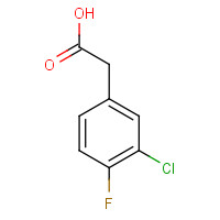 705-79-3 3-CHLORO-4-FLUOROPHENYLACETIC ACID chemical structure