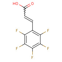 719-60-8 2,3,4,5,6-PENTAFLUOROCINNAMIC ACID chemical structure