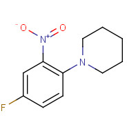 719-70-0 1-(4-FLUORO-2-NITROPHENYL)PIPERIDINE chemical structure