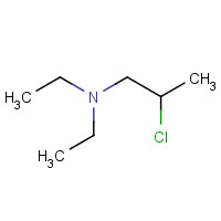 761-21-7 1-DIETHYLAMINO-2-CHLOROPROPANE chemical structure