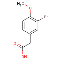 774-81-2 3-BROMO-4-METHOXYPHENYLACETIC ACID chemical structure
