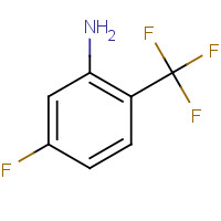 827-20-3 5-FLUORO-2-(TRIFLUOROMETHYL)ANILINE chemical structure