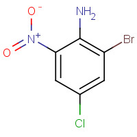 827-25-8 2-BROMO-4-CHLORO-6-NITROPHENYLAMINE chemical structure
