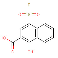 839-78-1 4-FLUOROSULFONYL-1-HYDROXY-2-NAPHTHOIC ACID chemical structure