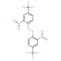 860-39-9 4,4'-BIS(TRIFLUOROMETHYL)-2,2'-DINITRODIPHENYL DISULFIDE chemical structure