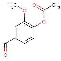 881-68-5 Vanillin acetate chemical structure