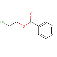 939-55-9 2-CHLOROETHYL BENZOATE chemical structure