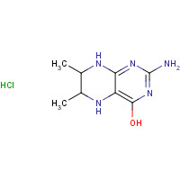 945-43-7 2-AMINO-6,7-DIMETHYL-4-HYDROXY-5,6,7,8-TETRAHYDROPTERIDINE MONOHYDROCHLORIDE chemical structure