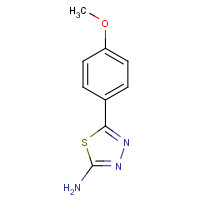 1014-25-1 2-AMINO-5-(4-METHOXYPHENYL)-1,3,4-THIADIAZOLE chemical structure