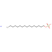 1120-01-0 N-HEXADECYLSULFURIC ACID SODIUM SALT chemical structure
