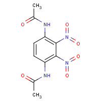 7756-00-5 N,N'-(2,3-DINITRO-1,4-PHENYLENE) BISACETAMIDE chemical structure