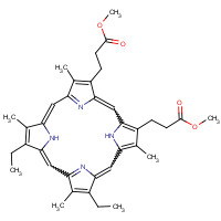 1263-63-4 MESOPORPHYRIN IX DIMETHYL ESTER chemical structure