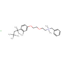 1320-44-1 OCTYLCRESOXYETHOXYETHYL DIMETHYL-BENZYL AMMONIUM CHLORIDE chemical structure