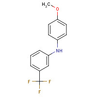 1494-26-4 3-TRIFLUOROMETHYL-4'-METHOXYDIPHENYLAMINE chemical structure
