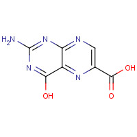 1501-50-4 2-AMINO-4-HYDROXYPTERIDINE-6-CARBOXYLIC ACID chemical structure