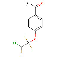 1536-63-6 1-[4-(2-CHLORO-1,1,2-TRIFLUORO-ETHOXY)-PHENYL]-ETHANONE chemical structure