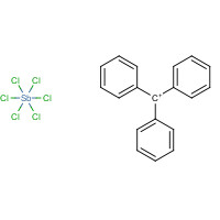 1586-91-0 TRIPHENYLCARBENIUM HEXACHLOROANTIMONATE chemical structure