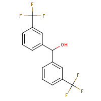 1598-89-6 3,3'-BIS(TRIFLUOROMETHYL)BENZHYDROL chemical structure